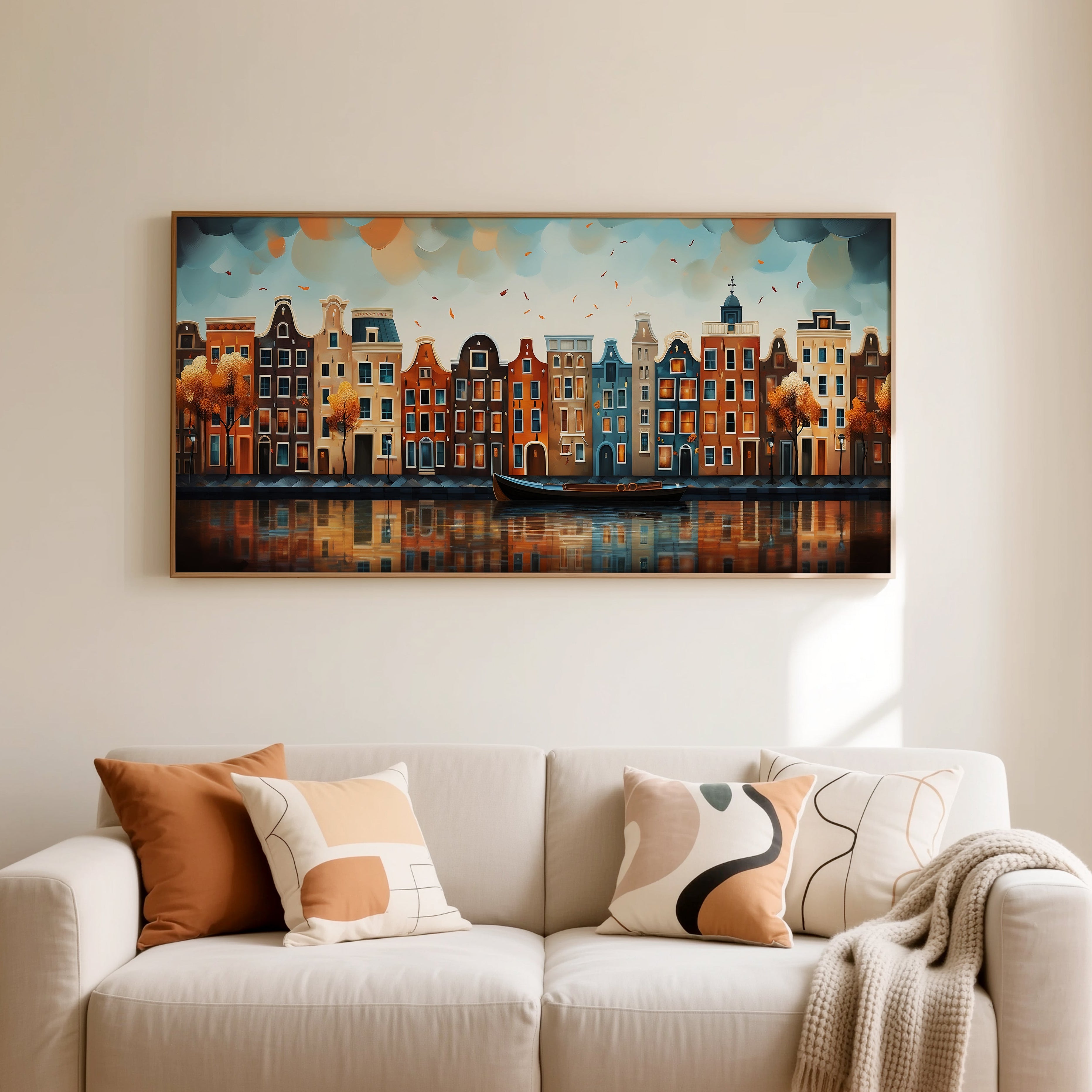 Amsterdam Echo (Print), 100x50 cm, ready-to-hang