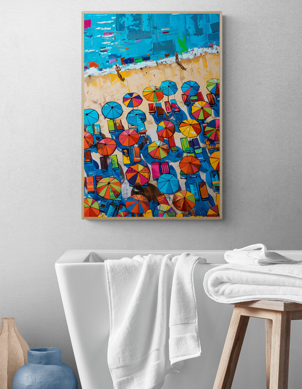 Colorful Shadows (Print), 60x90 cm, ready-to-hang