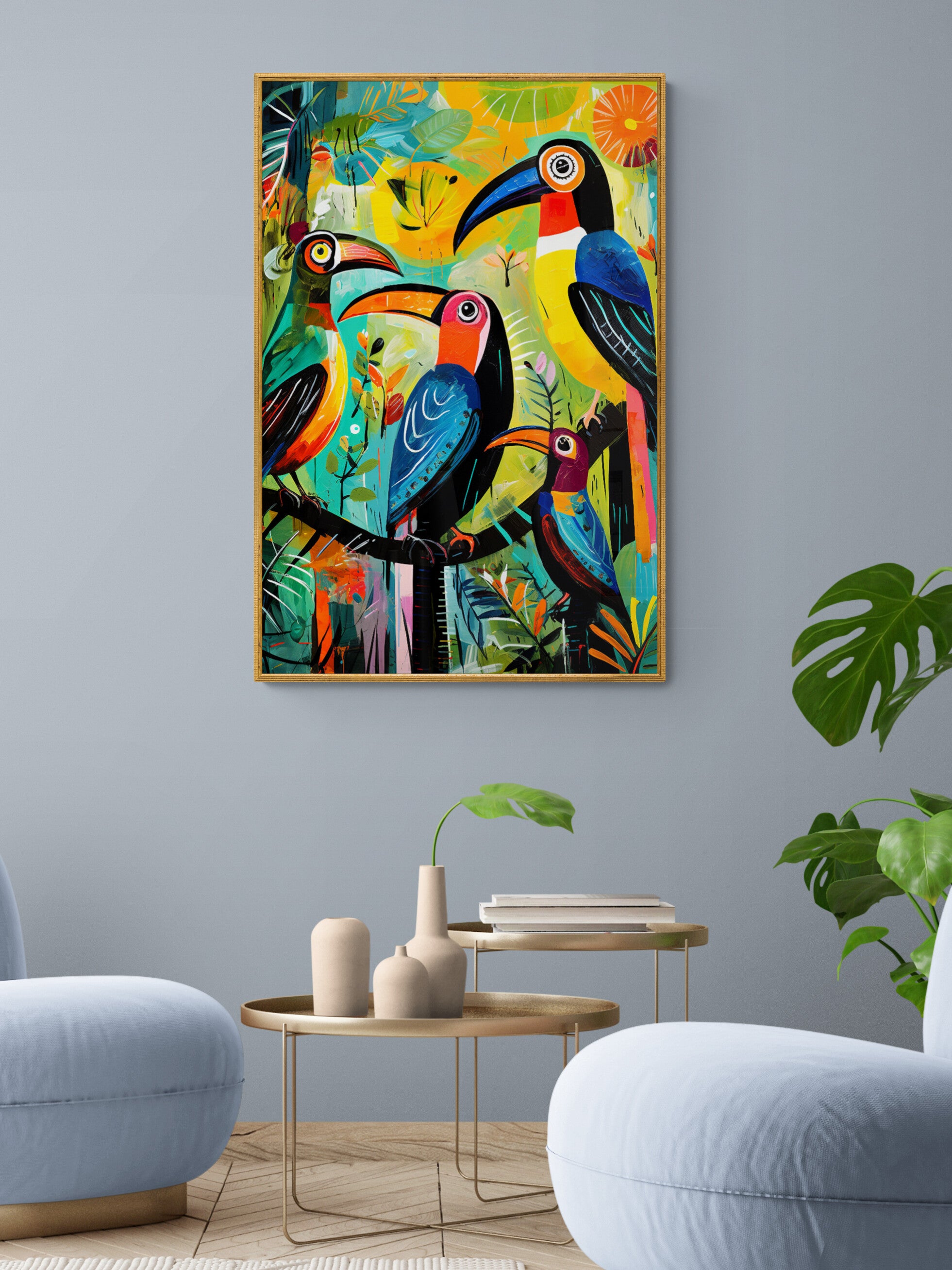 Tropical Serenade (Unlimited), 60x90 cm, ready-to-hang