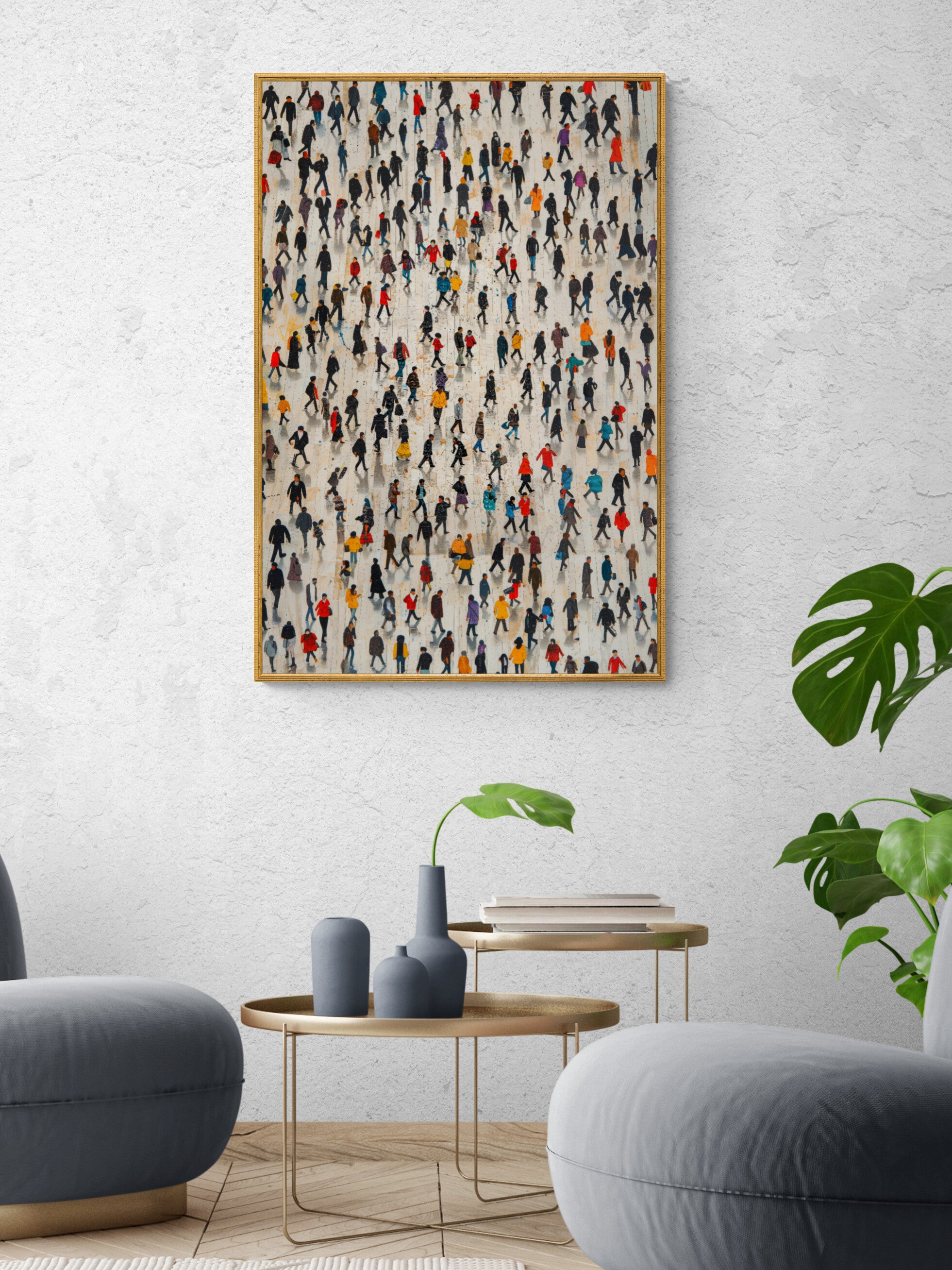 Urban Pulse (Unlimited), 60x90 cm, ready-to-hang