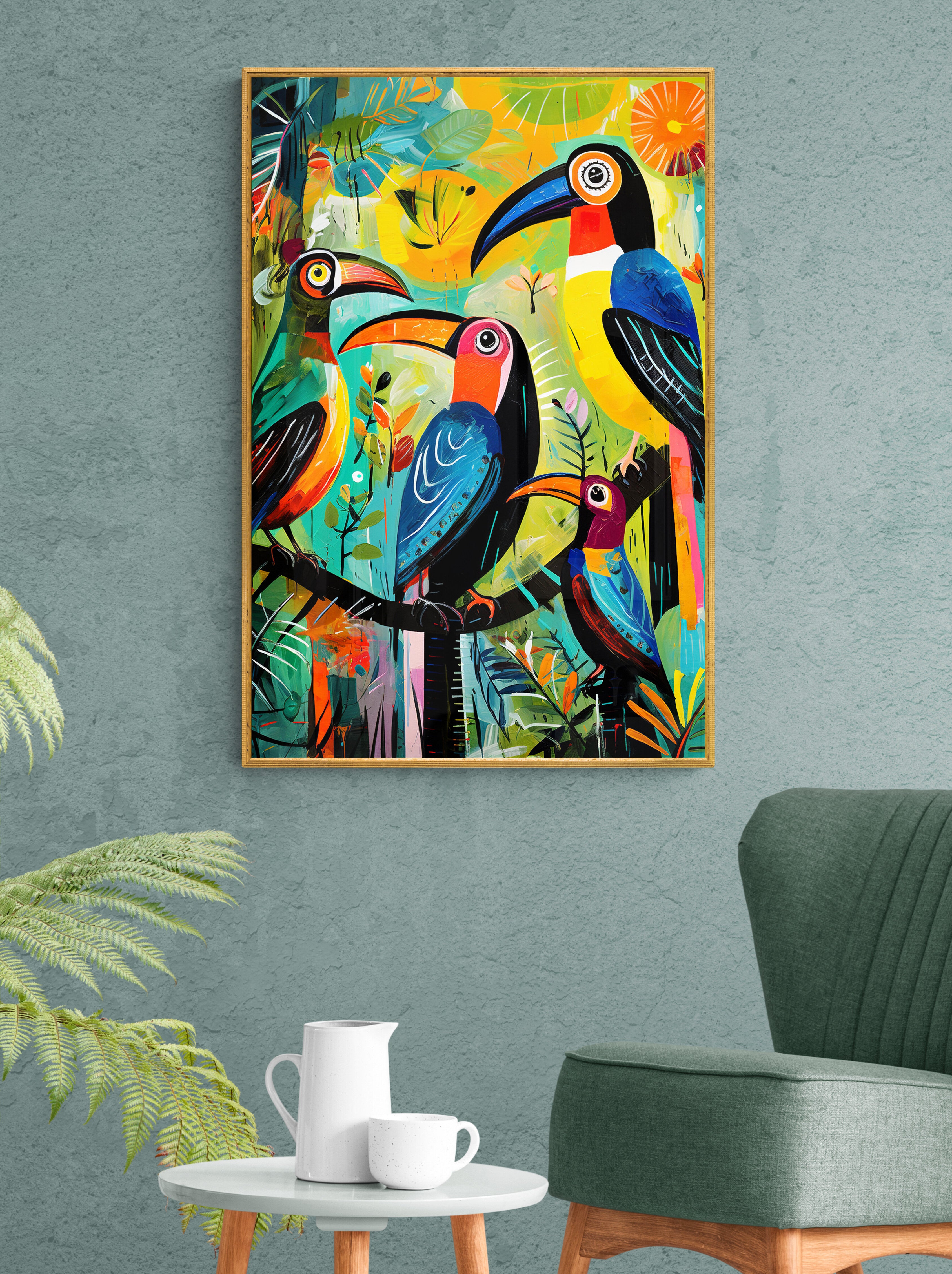 Tropical Serenade (Unlimited), 60x90 cm, ready-to-hang