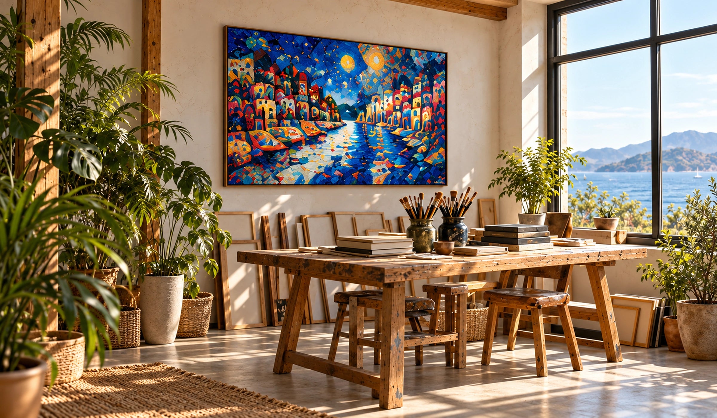 Intérieur de type atelier dans le nord de l’Allemagne